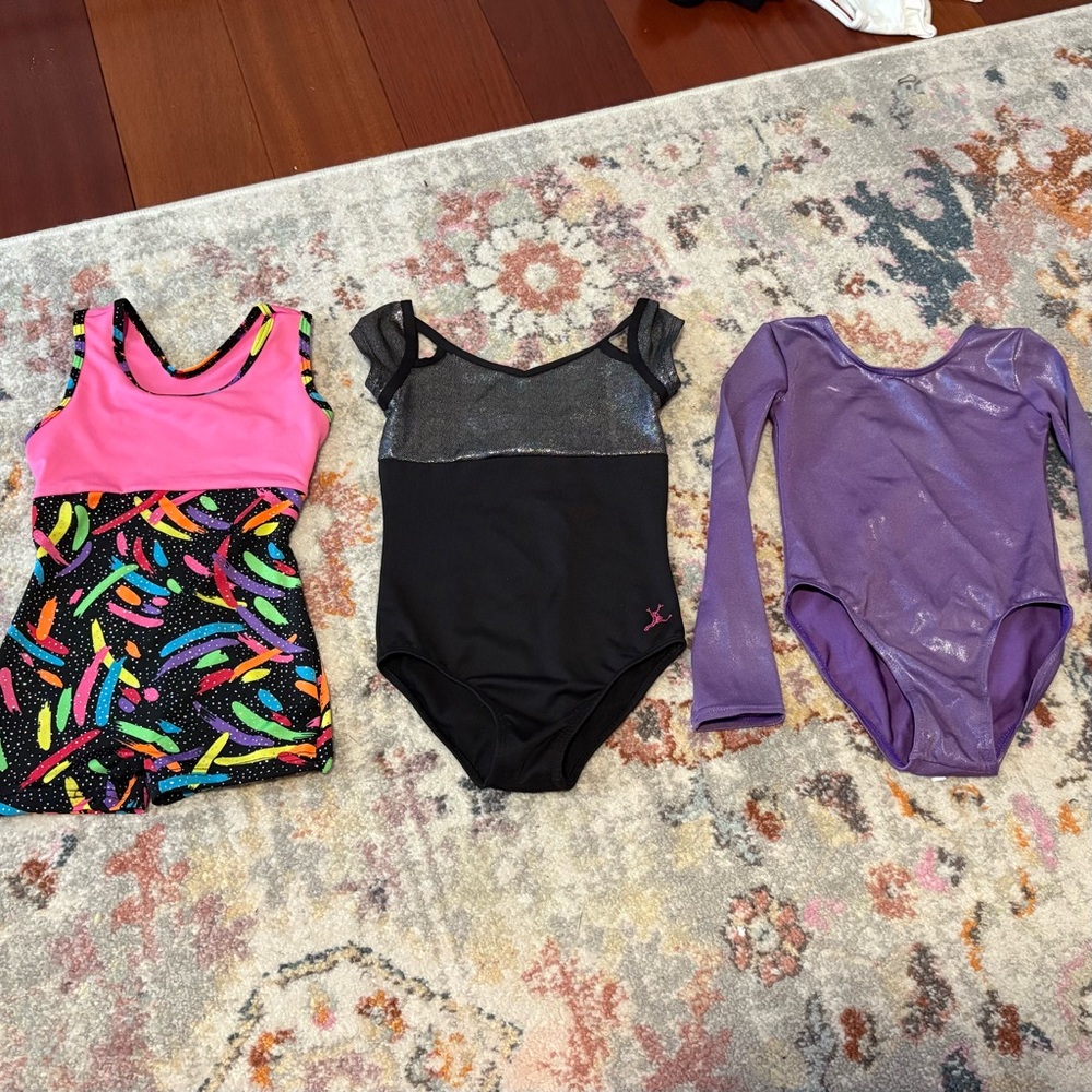Set of 3 Gymnastics or Dance Outfits